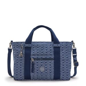 Ritta Small Printed Denim Handbag