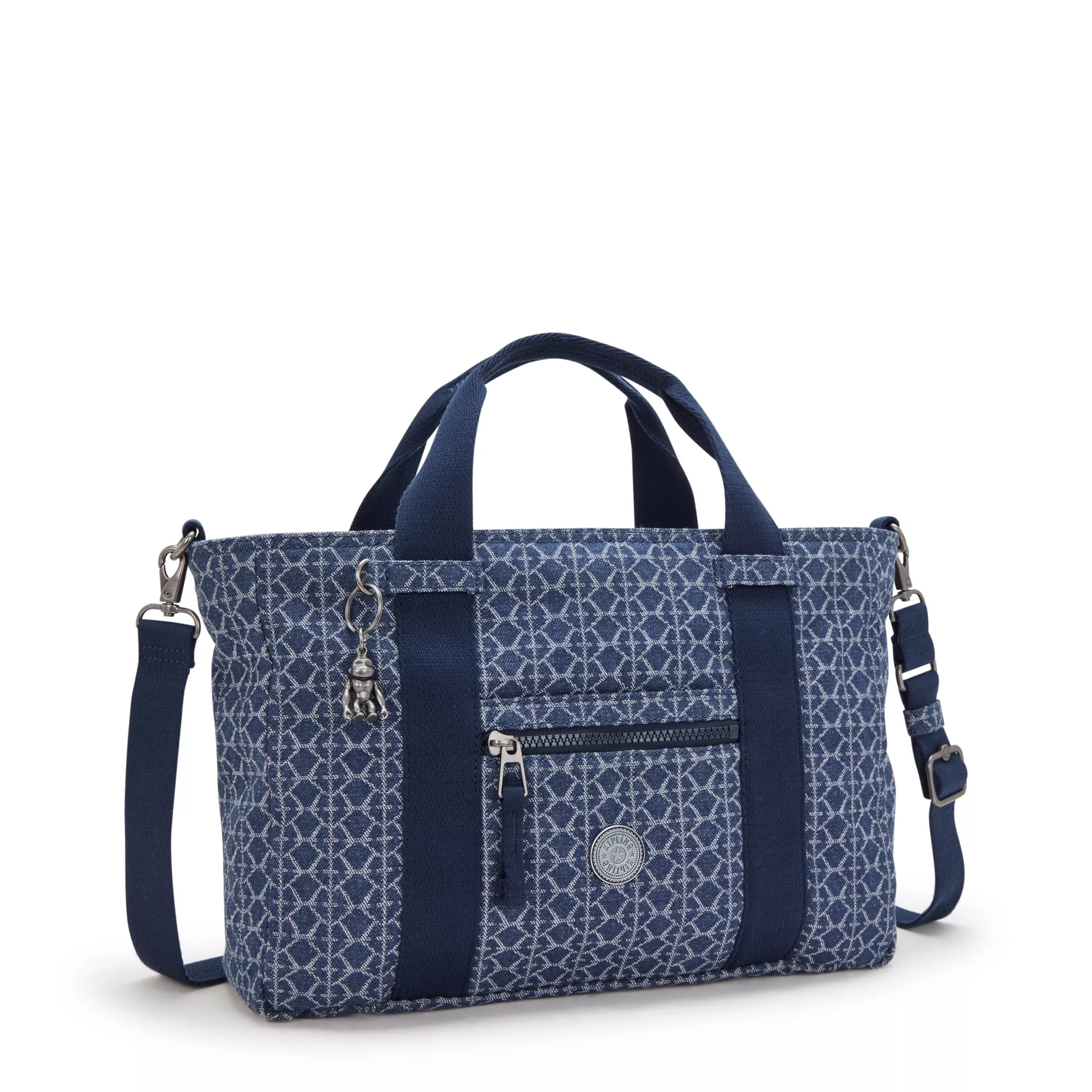 Ritta Small Printed Denim Handbag - Image 5
