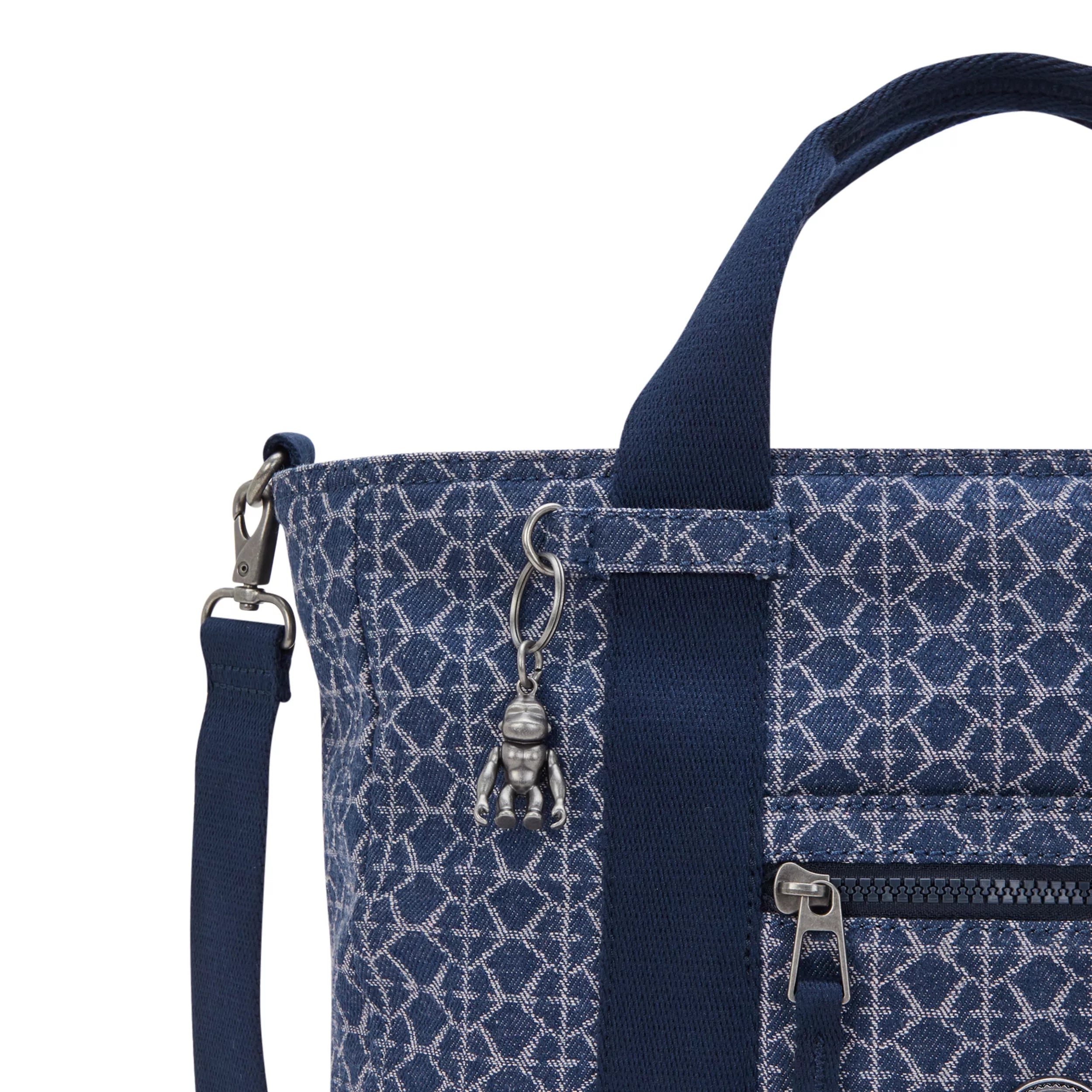 Ritta Small Printed Denim Handbag - Image 6