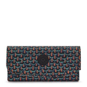 Money Land Printed Snap Wallet
