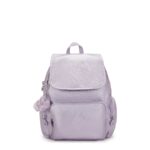 City Zip Small Metallic Backpack
