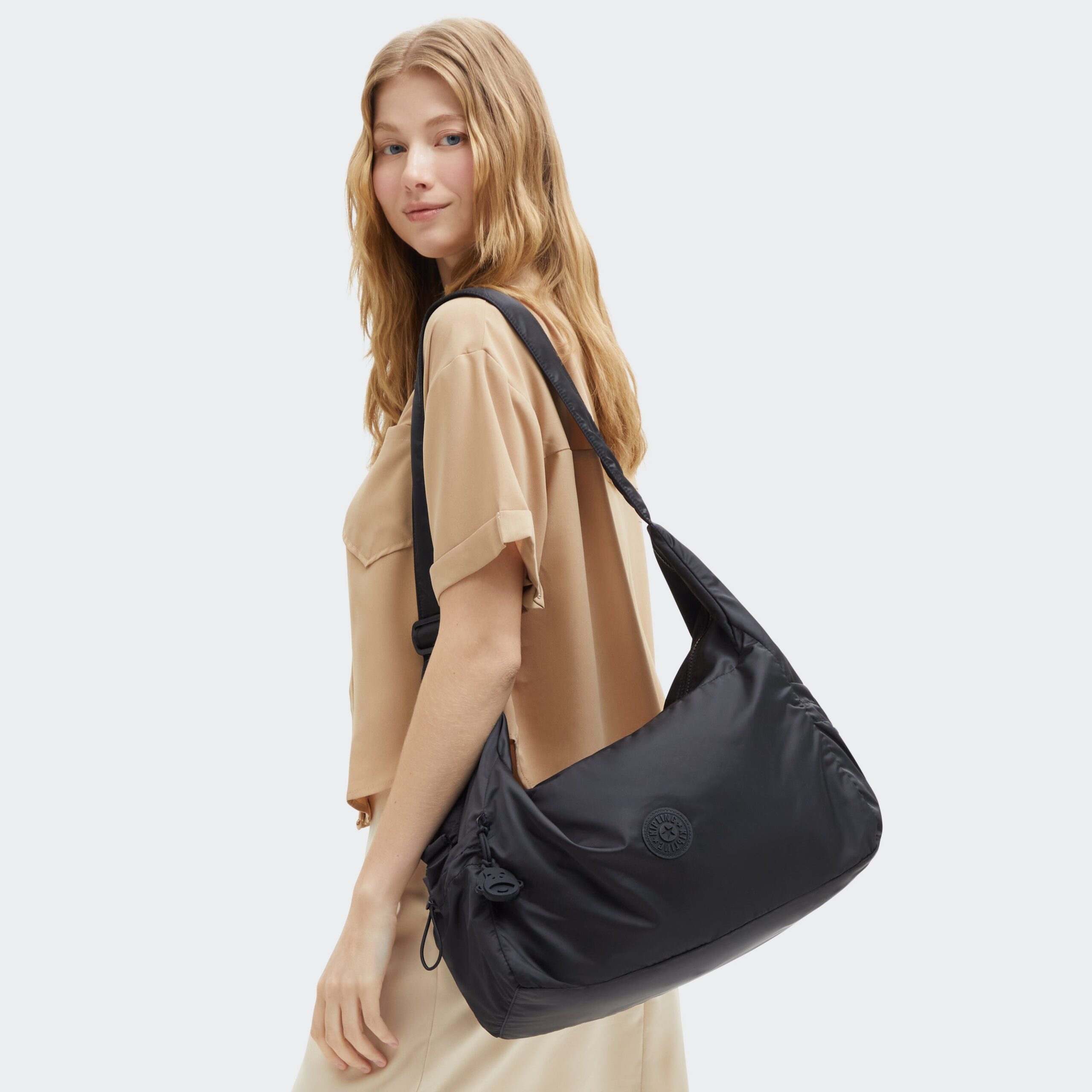 Gwyn Smooth Satin Shoulder Bag - Image 2
