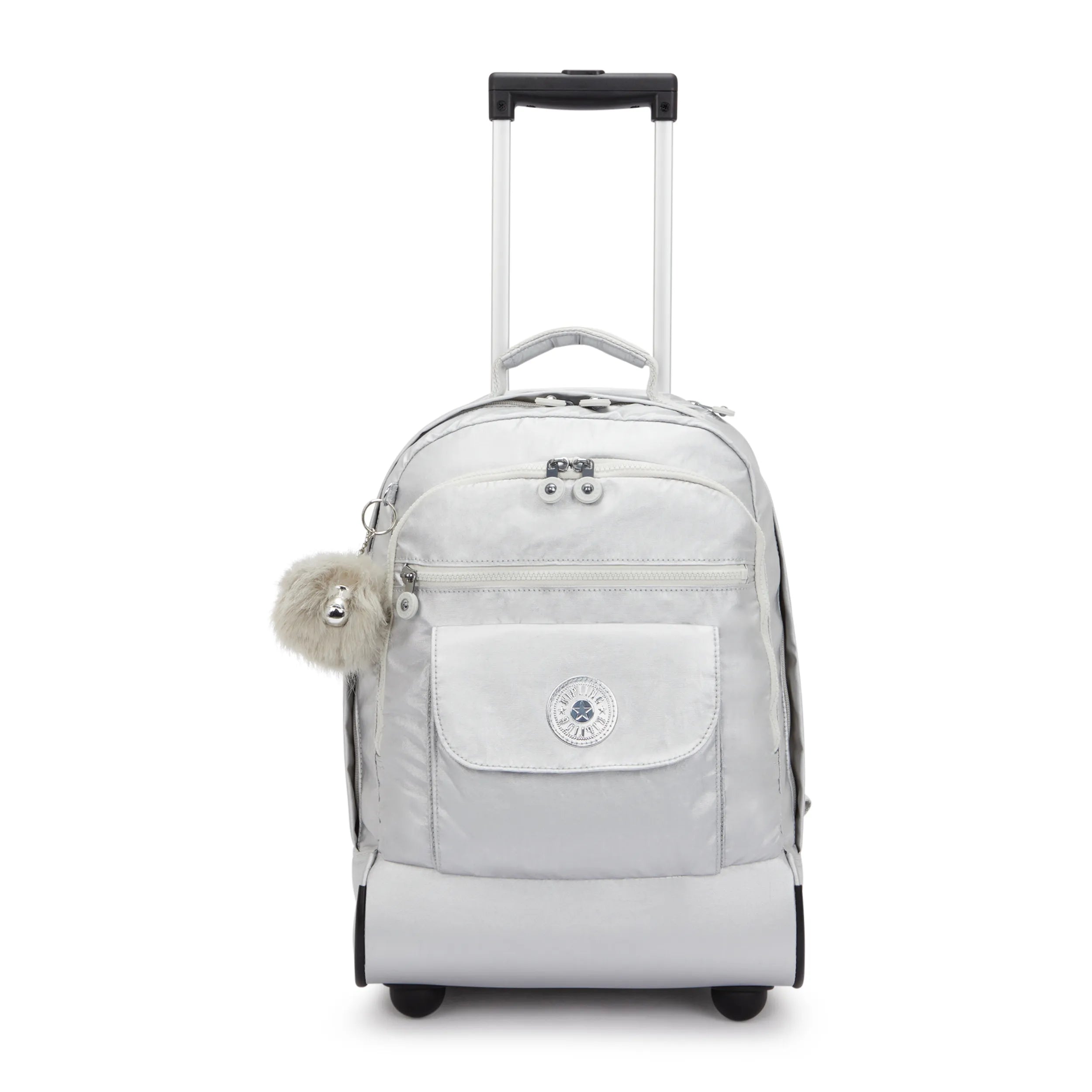 Sanaa Large Metallic Rolling Backpack