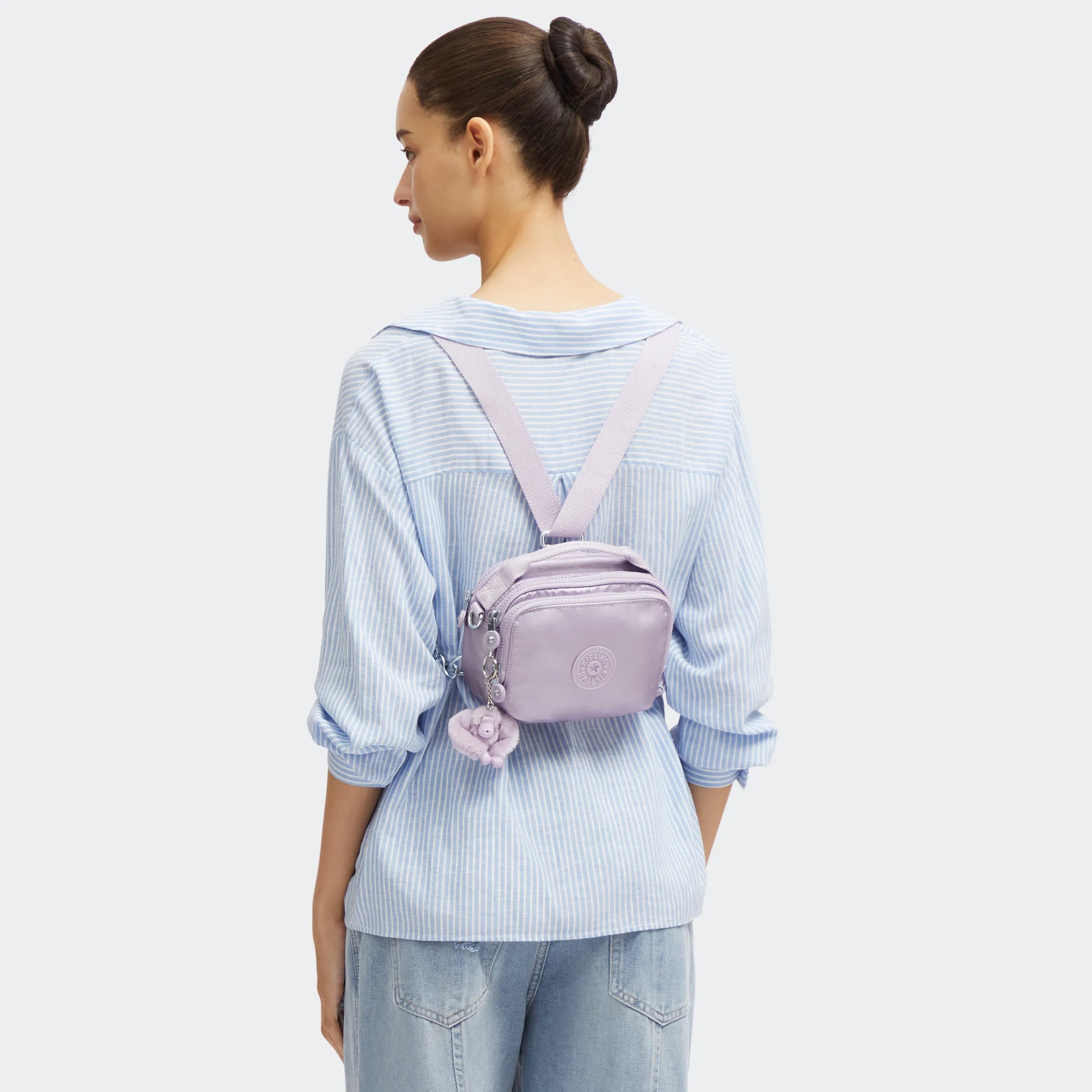 Cahir Convertible Mini Metallic Backpack - Image 2