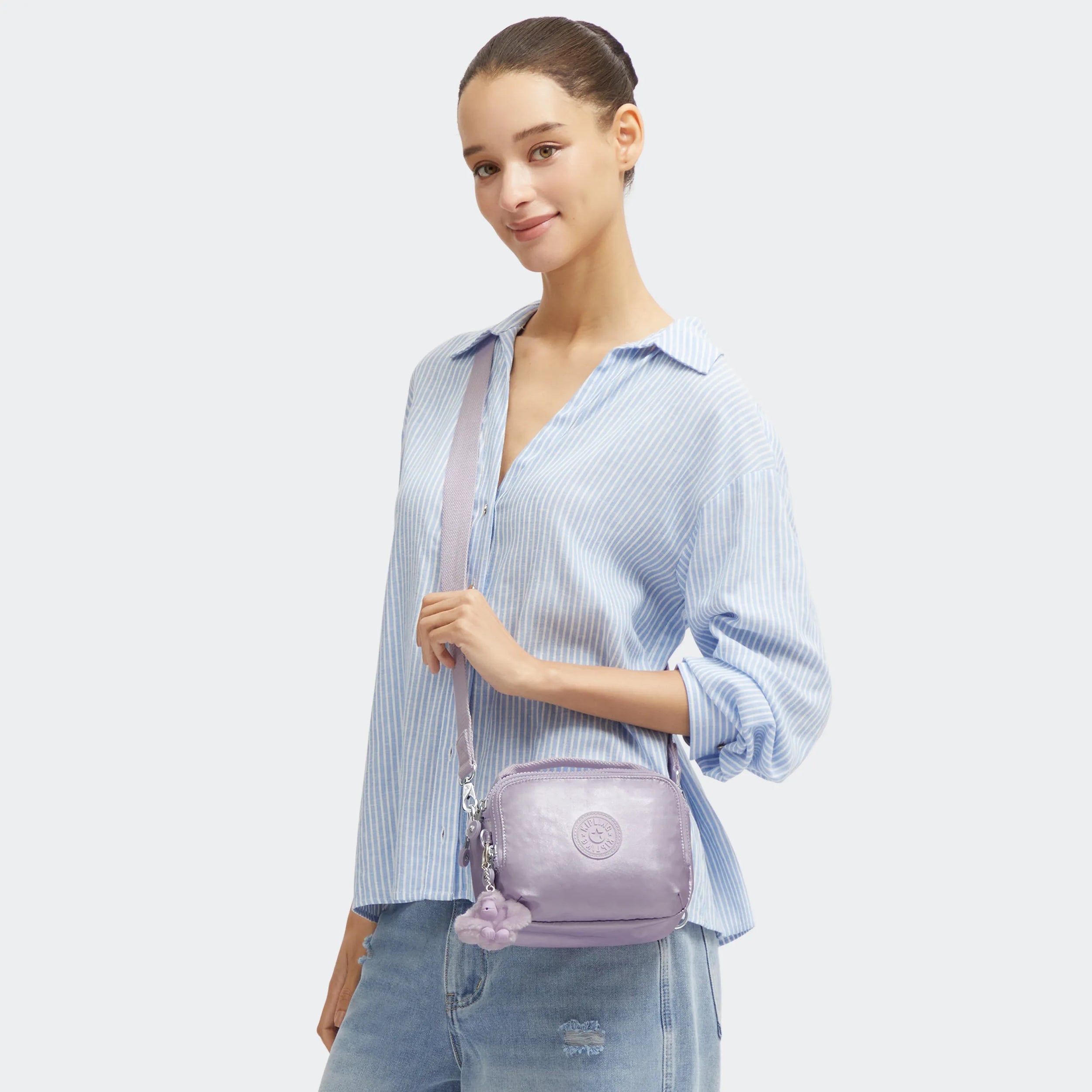 Cahir Convertible Mini Metallic Backpack - Image 8