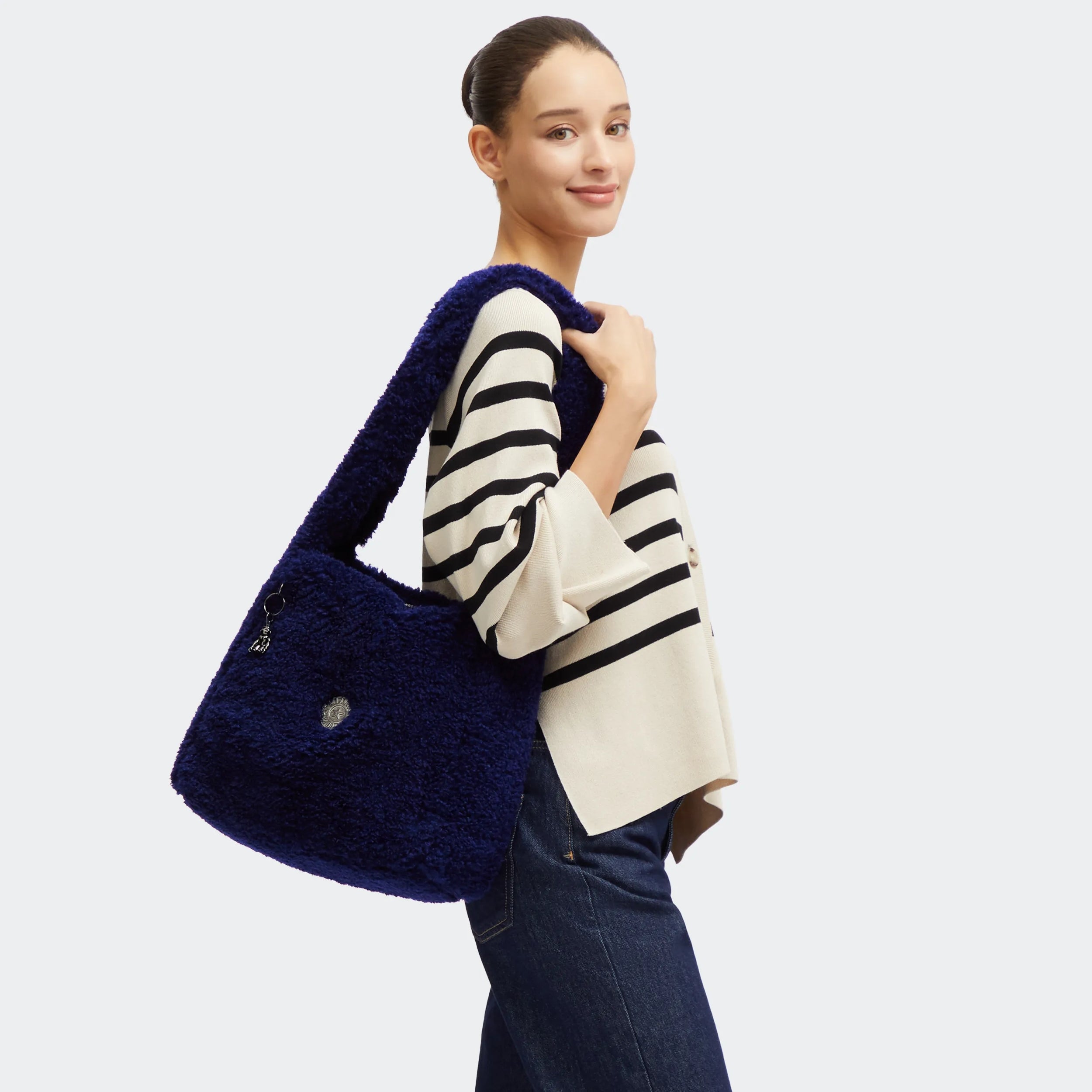 Nakato Medium Fuzzy Shoulder Bag - Image 7