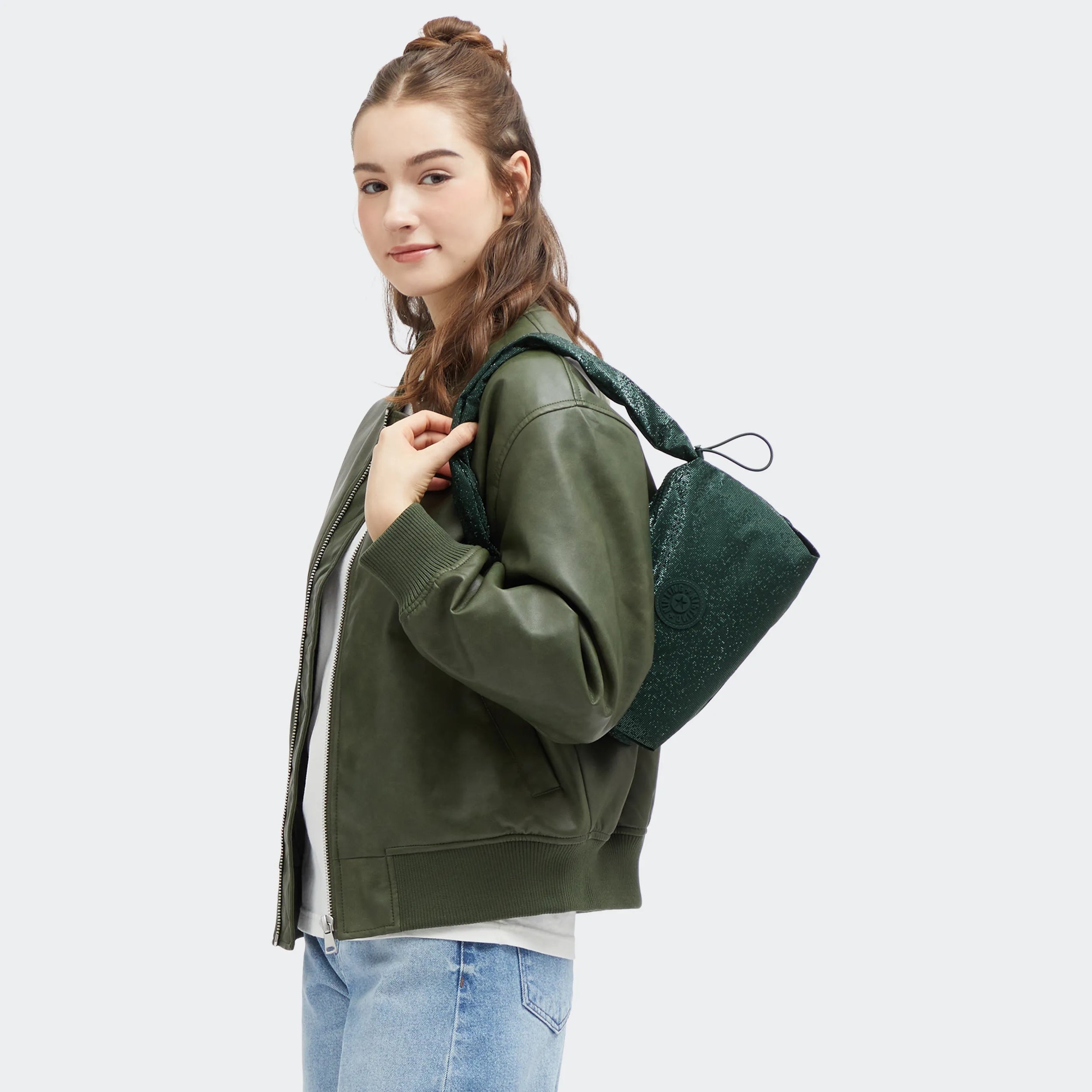 Eleni Smooth Satin Shoulder Bag - Image 2