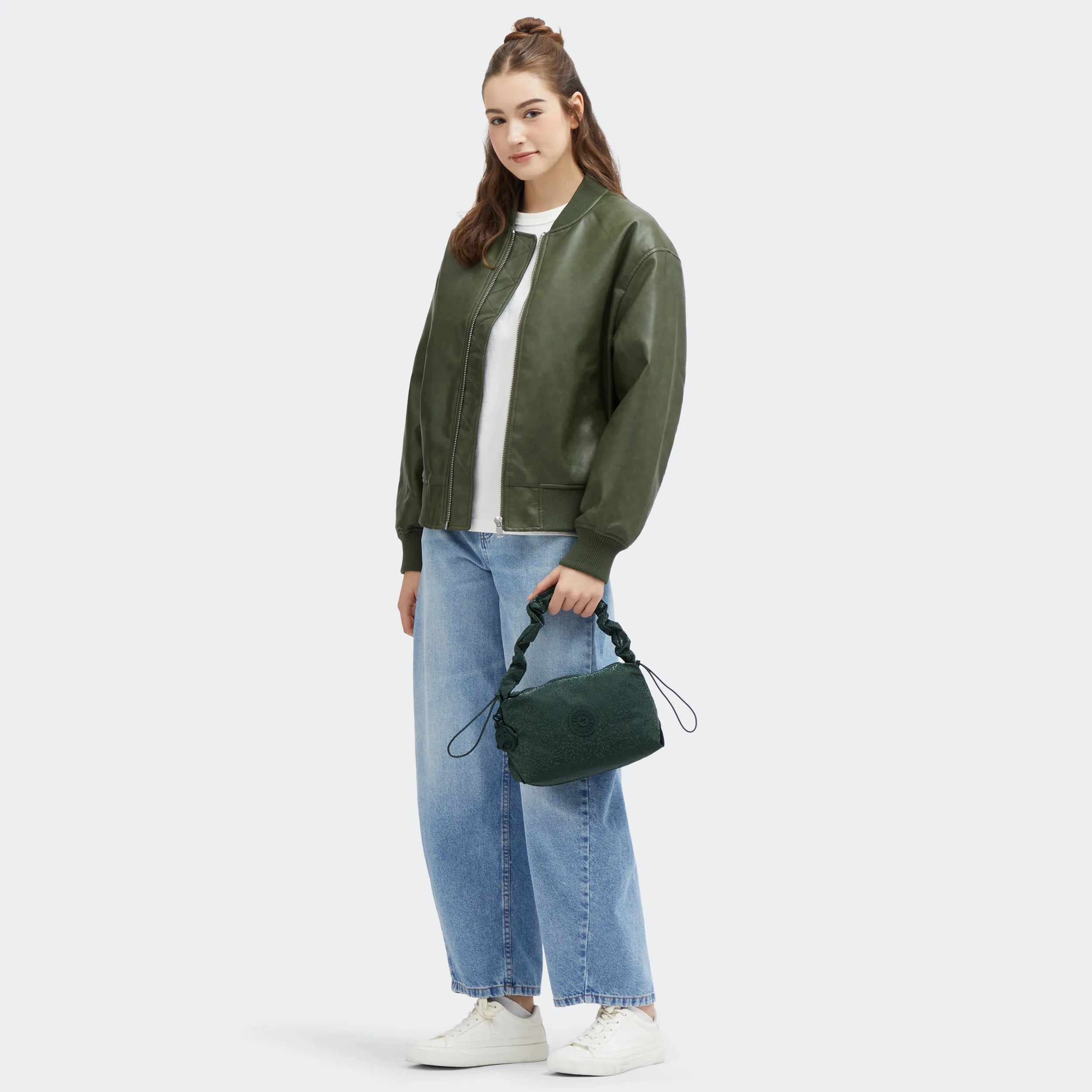 Eleni Smooth Satin Shoulder Bag - Image 7