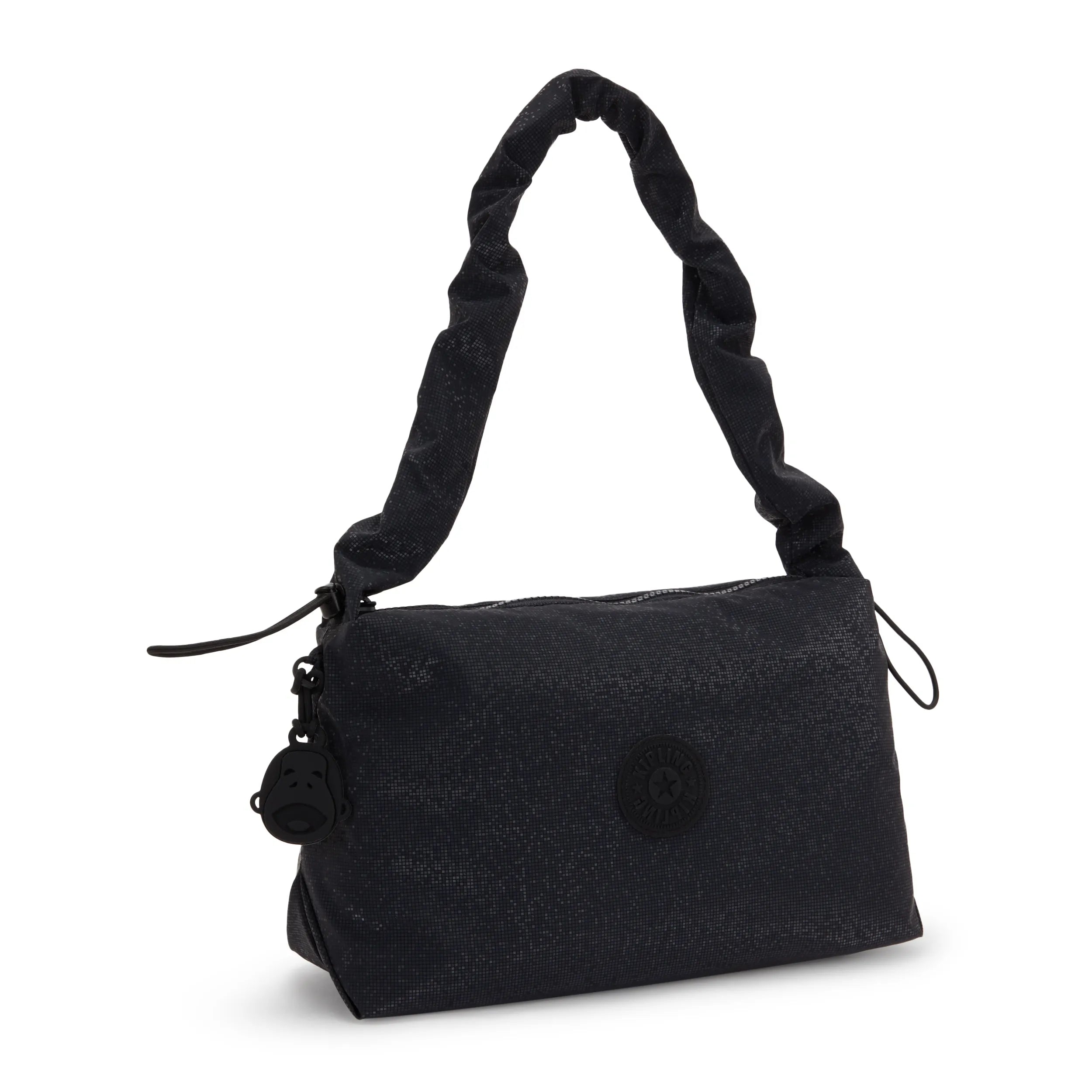 Eleni Medium Smooth Satin Shoulder Bag - Image 5