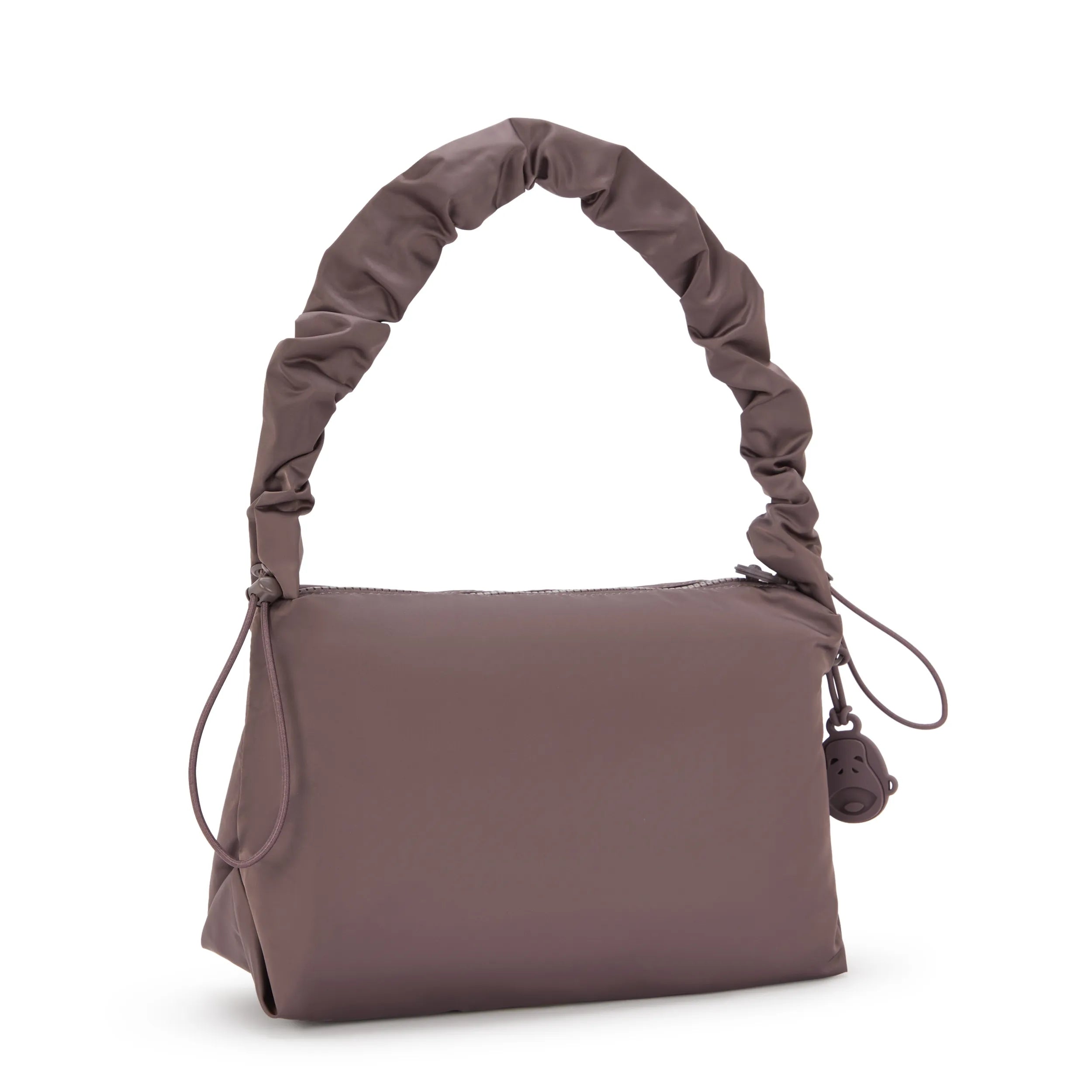 Eleni Medium Smooth Satin Shoulder Bag - Image 3
